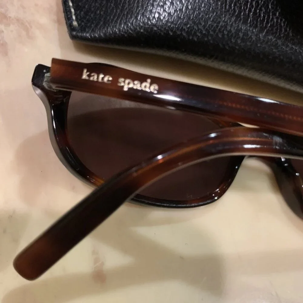 Kate Spade Brown Oval Tortoise Kids Girls Boys Sunglasses